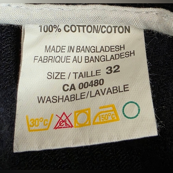 Pierre Cardin Pleated Dark Blue  Corduroy Pants. 32/36 100% Cotton - Picture 9 of 13